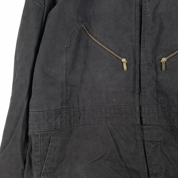 Walls Blizzard Pruf 2XLT Big Insulated Coveralls USA Quilt Lined Corduroy Collar - Picture 8 of 12